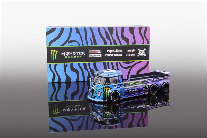  Mô hình xe VolksWagen trailer Monster energy - HOONIGAN with 