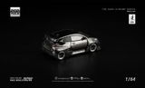  Mô hình xe Toyota PANDEM GR YARIS - DARK CHROME tỉ lệ 1:64 Pop race PRDC009 