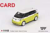  Mô hình xe Volkswagen ID.Buzz Candy White / Pomelo Yellow card tỉ lệ 1:64 MiniGT MGT01110 Have Chase 