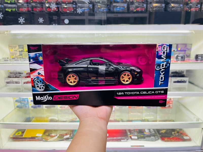  Mô hình xe Toyota Celica GT-S black tỉ lệ 1:24 Maisto Design 32544 