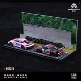  Hộp trưng bày mô phỏng diorama sân đua Nürburgring Circuit Scene Model kích thước 18cm x 8.5cm x 8.6cm tỉ lệ 1:64 MoreArt MO901325 
