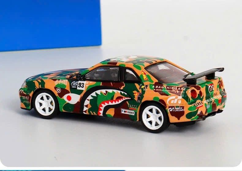  Mô hình xe Nissan Skyline GTR R34 tỉ lệ 1:64 Stance Hunter OT64664 