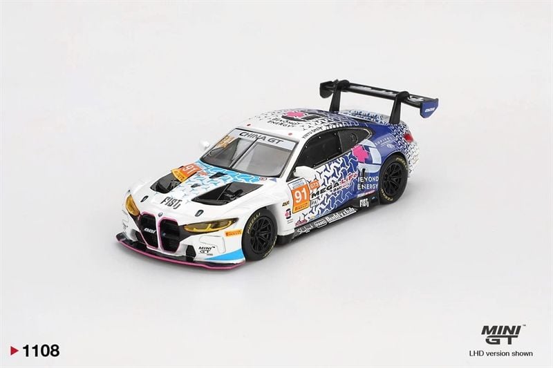  Mô hình xe MW M4 GT3 #91 FIST Team AAI 2025 China GT limited 15,000pcs Dongguan tỉ lệ 1:64 MiniGT MGT01108-CHFSDG 