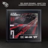  Hộp trưng bày mô hình Lamborghini Huracán GT3 EVO2 No. 45 DEX Imaging 2024 IMSA Daytona 24 Hrs tỉ lệ 1:64 PRISMBOX MN1129 