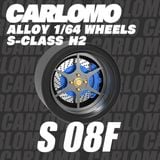  Phụ kiện độ bánh cho xe mô hình Carlomo Wheels S-Class kích thước 9,5mm bằng kim loại tỉ lệ 1:64 Carlomo S0 