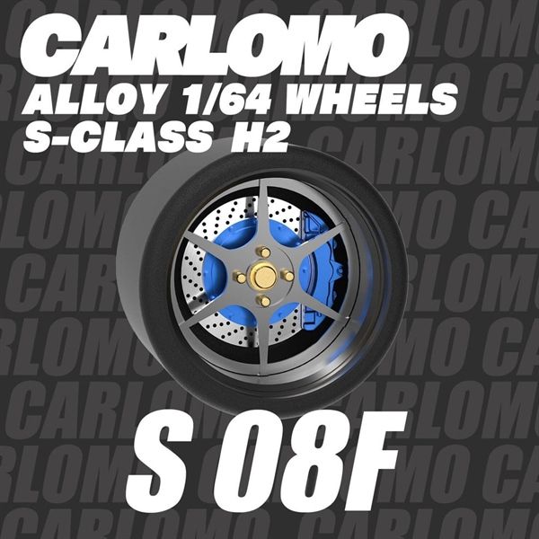  Phụ kiện độ bánh cho xe mô hình Carlomo Wheels S-Class kích thước 9,5mm bằng kim loại tỉ lệ 1:64 Carlomo S0 