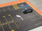  Phụ kiện thảm sa bàn chống trượt mô phỏng diorama bãi đỗ xe có nền gạch kích thước 90x40 cho mô hình xe 1:64 Autono1 PT026 