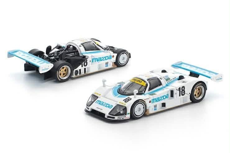  Mô hình xe MAZDA 787B 1991 LE MANS 24HRS #18 tỉ lệ 1:64 Pop race PR640446 
