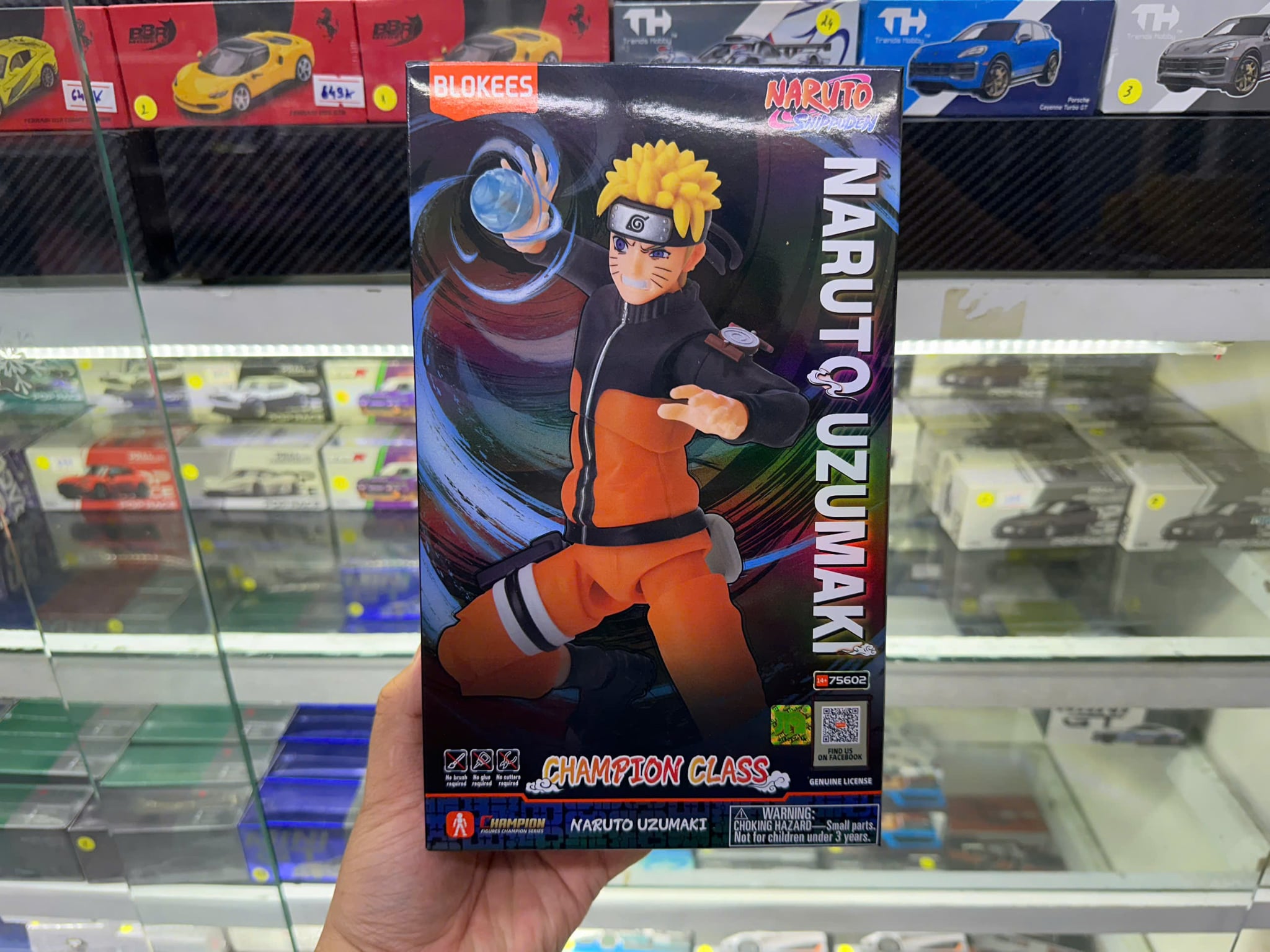  Mô hình lắp ráp Blokees NARUTO SHIPPUDEN FIGURES CC02-Naruto Uzumaki 75602 
