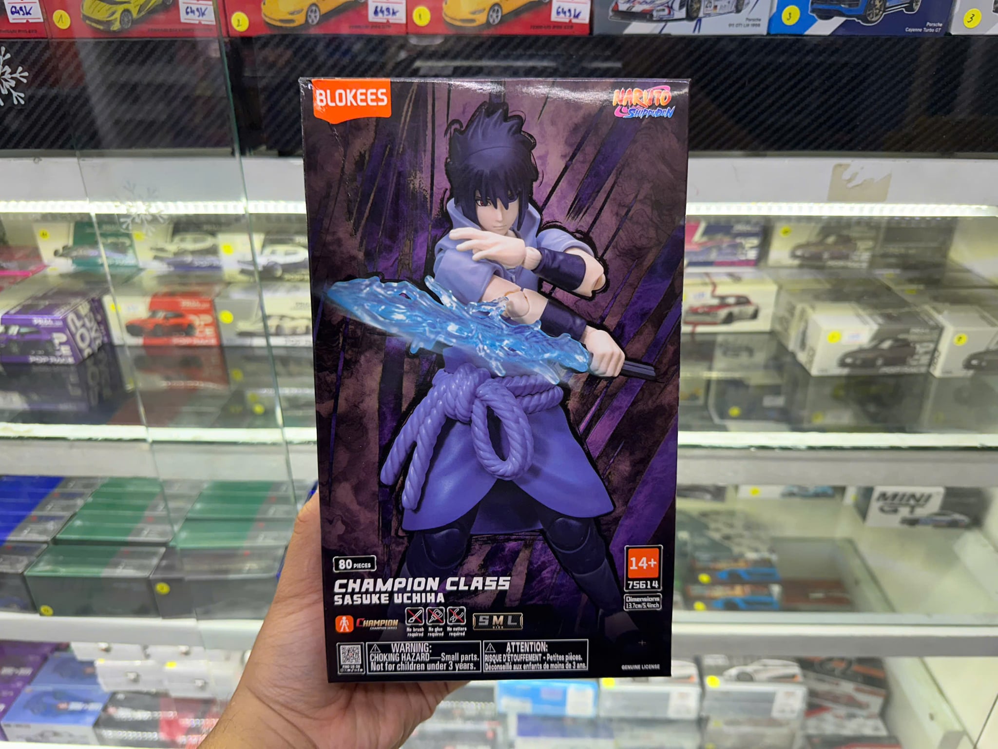  Mô hình lắp ráp Blokees Naruto Shippuden Figures CC04-Sasuke Uchiha 75614 