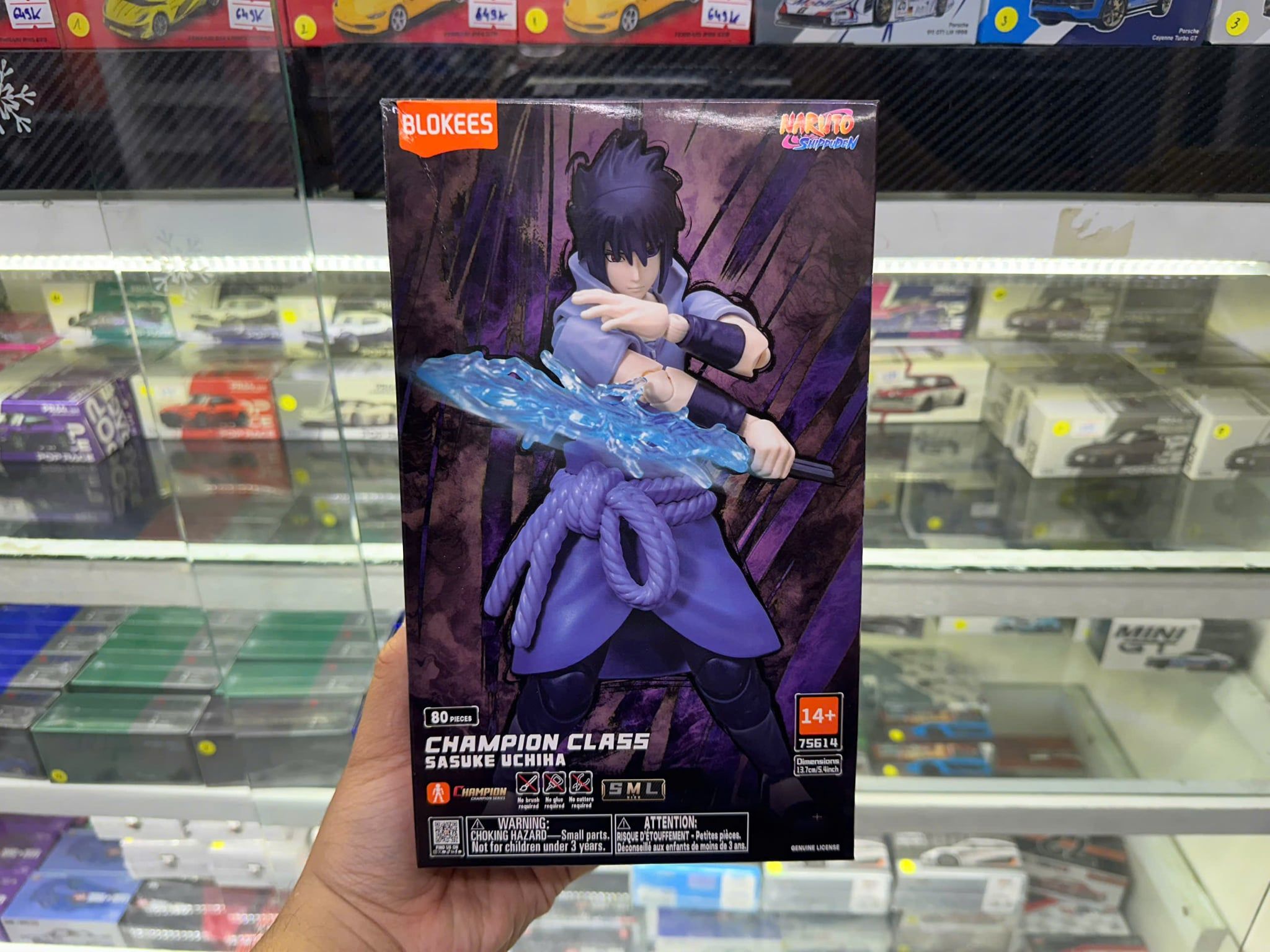  Mô hình lắp ráp Blokees Naruto Shippuden Figures CC04-Sasuke Uchiha 75614 