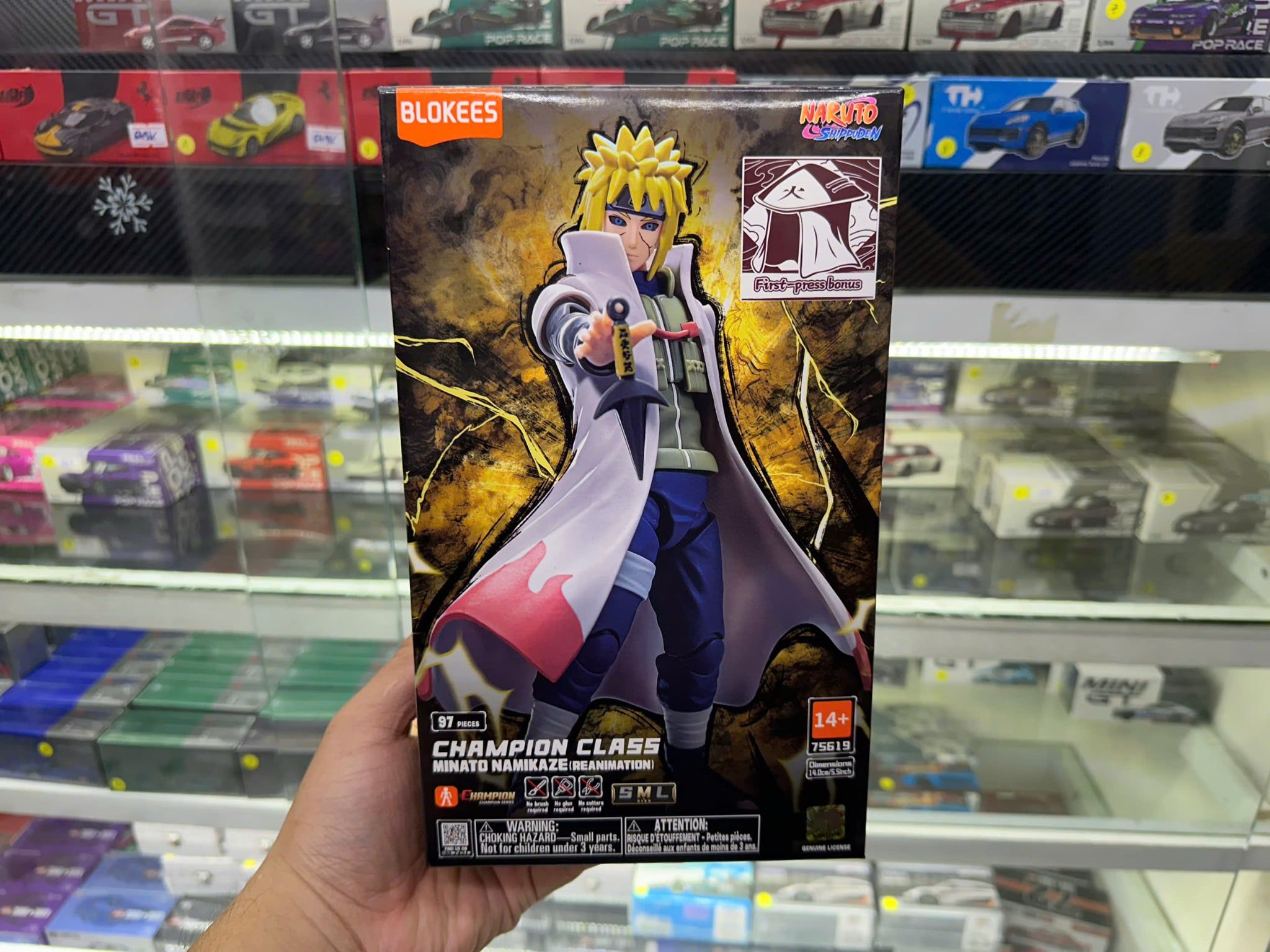  Mô hình lắp ráp Blokees Naruto Shippuden Figures Cc03-Minato Namikaze-Special Edition ( có quà tặng kèm ) 75619 