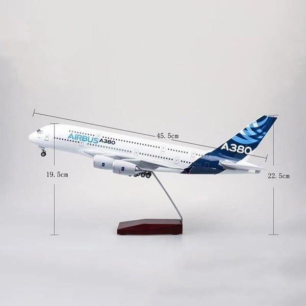  Mô hình máy bay Original Airbus A380 có bánh xe kích thước 47cm MB47099 