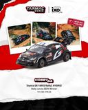  Mô hình xe Toyota GR YARIS Rally1 HYBRID Rally Latvia 2024 Winner Kalle Rovanperä / Jonne Halttunen tỉ lệ 1:64 Tarmac Works T64-085-24RL69 