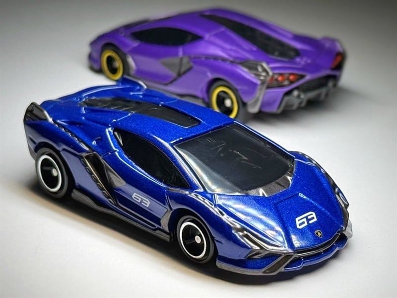  Mô hình xe Asia 150 No.55 Lamborghini Sian FKP 37 tỉ lệ 1:64 Tomica 94876 