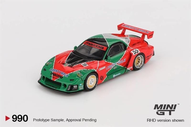  [Hàng Loose] Mô hình xe Mazda RX-7 LB-Super Silhouette 787B tỉ lệ 1:64 MiniGT MGT00990 