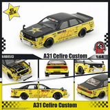  Mô hình xe Nissan A31 Cefiro yellow custom tỉ lệ 1:64 BMC 