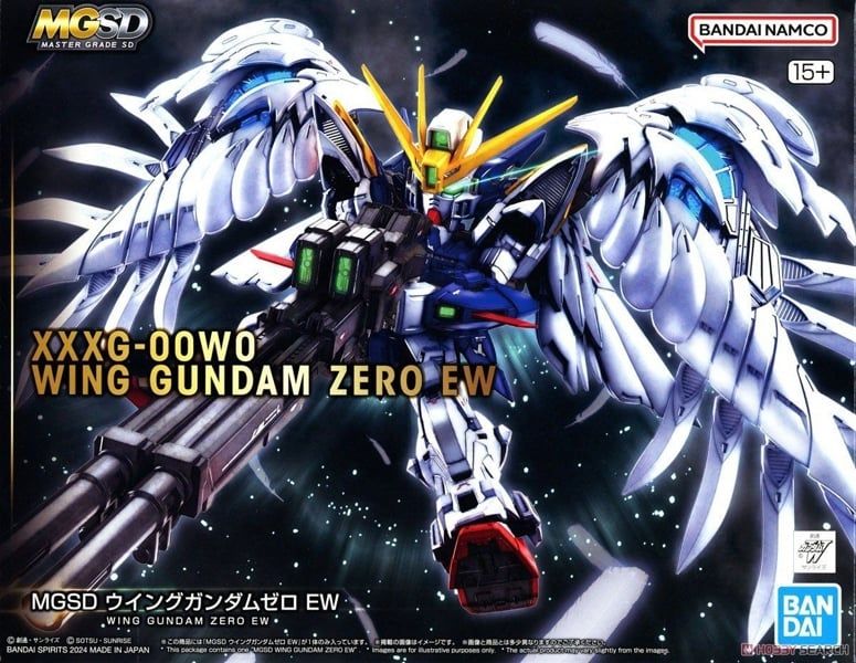  Mô hình figure lắp ráp gundam MGSD Wing Gundam Zero EW Bandai 4573102674326 