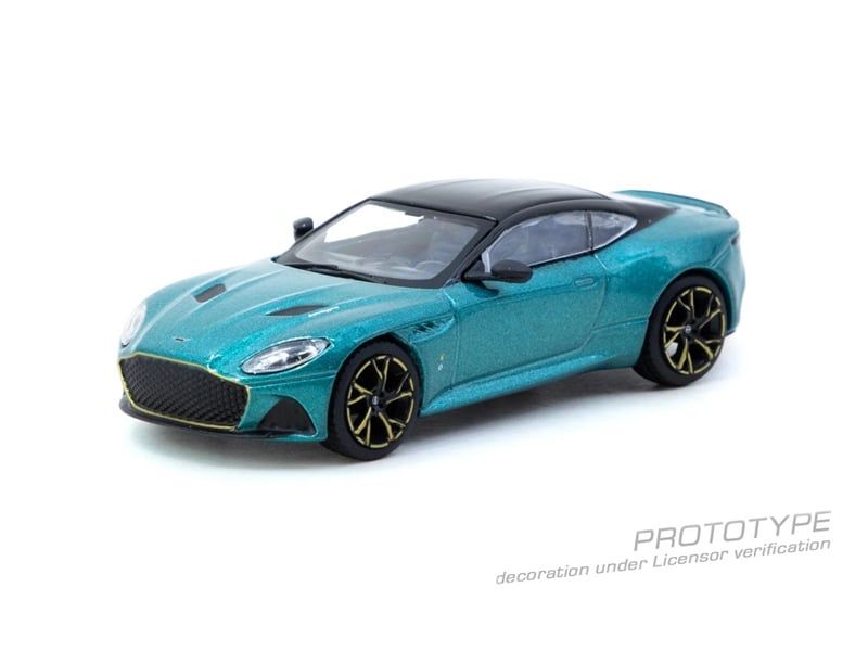  Mô hình xe Aston Martin DBS Superleggera -- Green Metallic tỉ lệ 1:64 Tarmac Works T64G-004-GR 