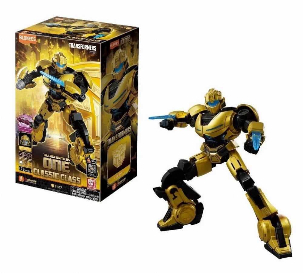  Mô hình lắp ráp có đèn serries Transformers Classic Class(CC) 15 ONE Bumblebee B-127 (Luminous Eyes) Blokees 71176 