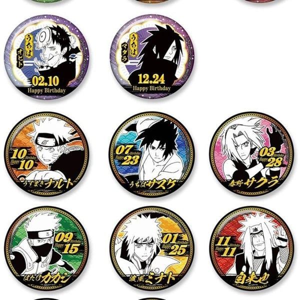  Huy hiệu Eaki Naruto Shippuden Birthday CN24 