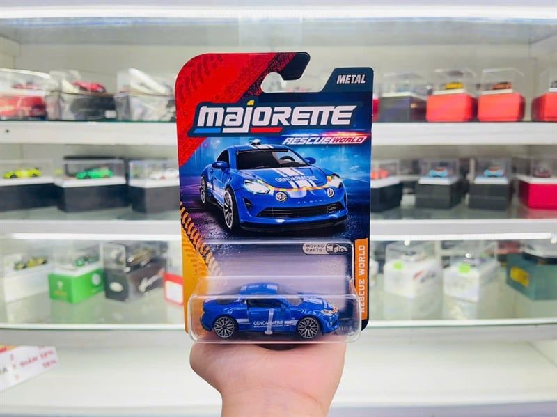  Mô hình xe Rescue World Alpine A110 S Gendarmerie blue tỉ lệ 1:64 Majorette 8503100001 