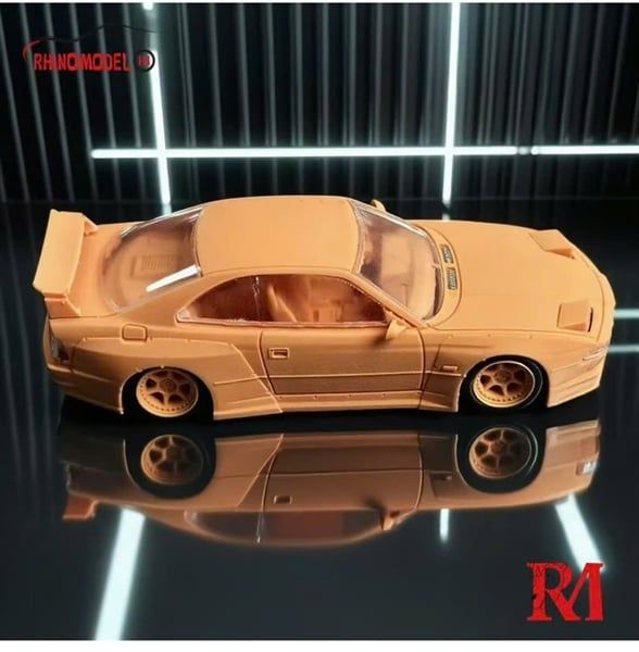  Mô hình xe BMW 850CS i E31 wide body modification / flashing light tỉ lệ 1:64 Rhino model OT64504 
