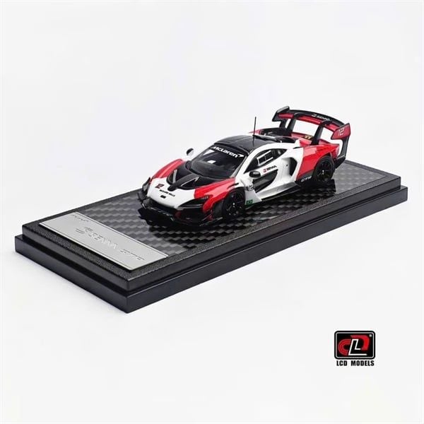  Mô hình xe Mclaren Senna GTR đế carbon tỉ lệ 1:64 LCD model LCD64024-RE 
