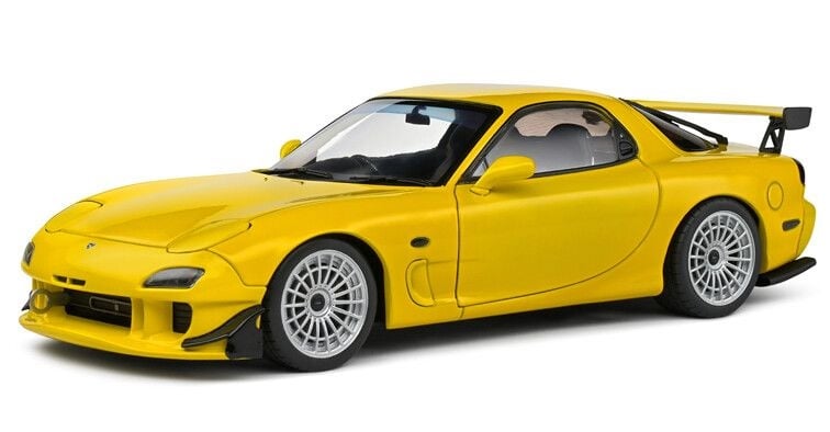 Mô hình xe ô tô Mazda RX7 FD RS yellow Streetfighter '94 tỉ lệ 1:18 Solido model S1810603 