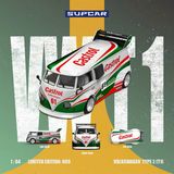  Mô hình xe Volkswagen T1 Castrol 61 Livery Simulated Alloy Car Model tỉ lệ 1:64 Supcar SC SC642951 