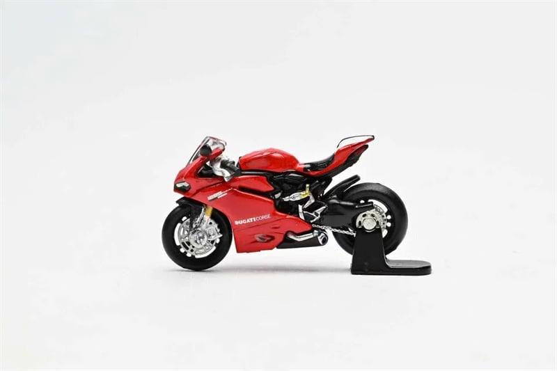  Mô hình xe mô tô Ducati Panigale 1299S kim loại bánh xoay được tỉ lệ 1:64 Minibike OT64700 