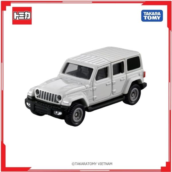  Mô hình xe Jeep Wrangler white No.72-9 tỉ lệ 1:65 Tomica 950387 