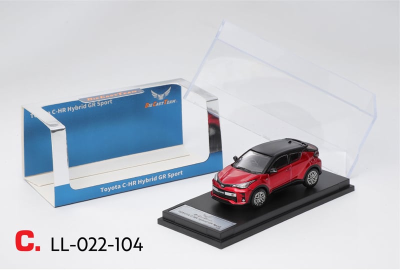 Mô hình xe Toyota C-HR Hybrid GR Sport 2019 tỉ lệ 1:64 DCT LL-022-104 