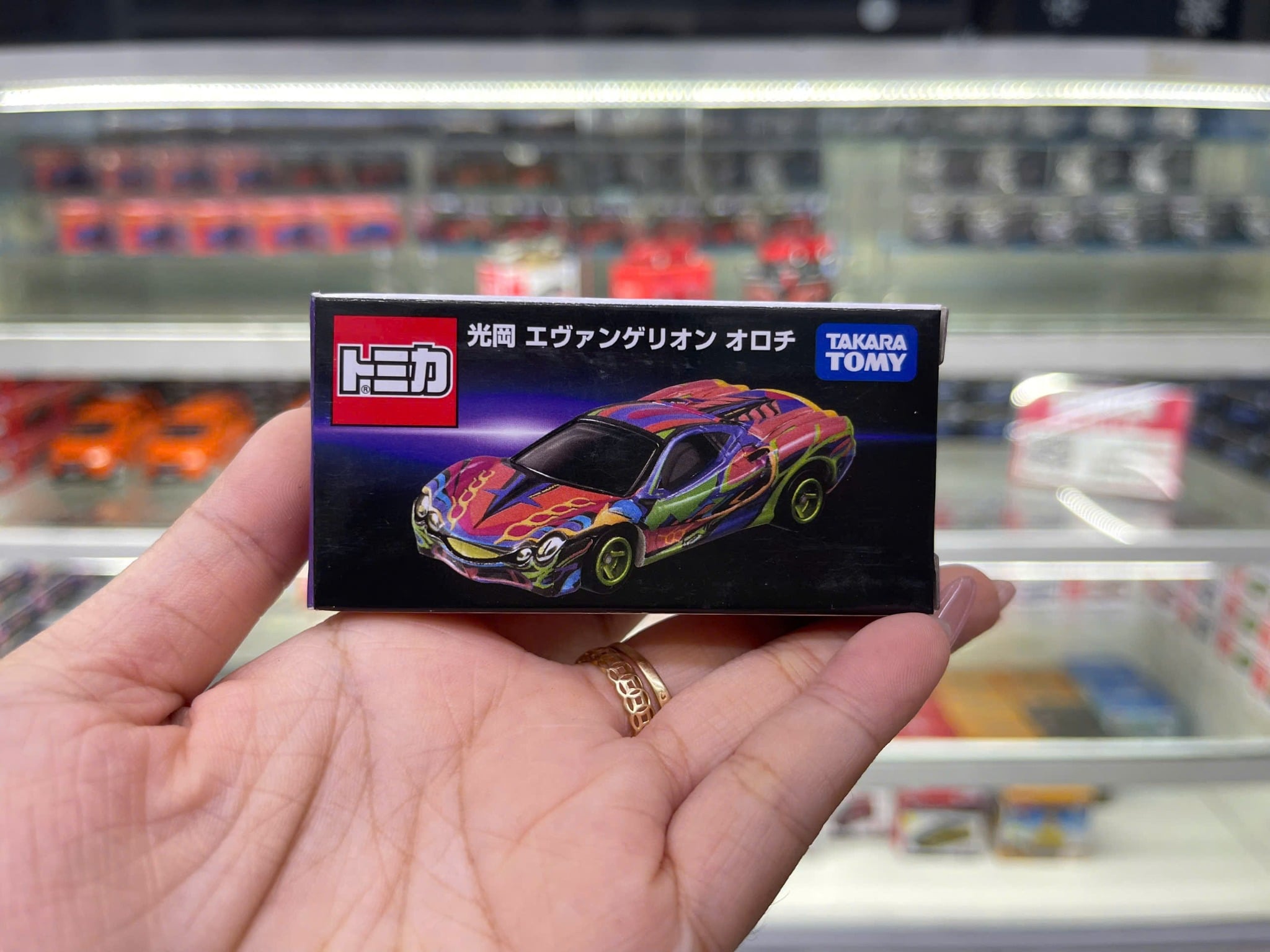  Mô hình xe Mitsuoka Orochi Evangelion '26 No.25 tỉ lệ 1:64 Tomica 223894 