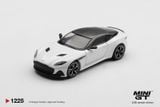  Mô hình xe Aston Martin DBS Stratus White bản card tỉ lệ 1:64 MiniGT MGT01225 