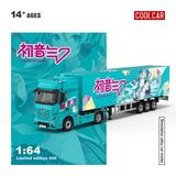  Mô hình xe Mercedes Actros Hatsune Miku Container Truck Painting Series tỉ lệ 1:64 Cool Car CC646748 