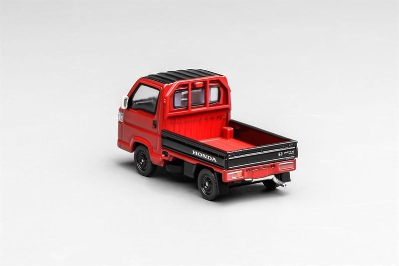  Mô hình xe Honda ACTY Truck Town Spirit color style flame red / black double color tỉ lệ 1:64 Motorhelix M65602 
