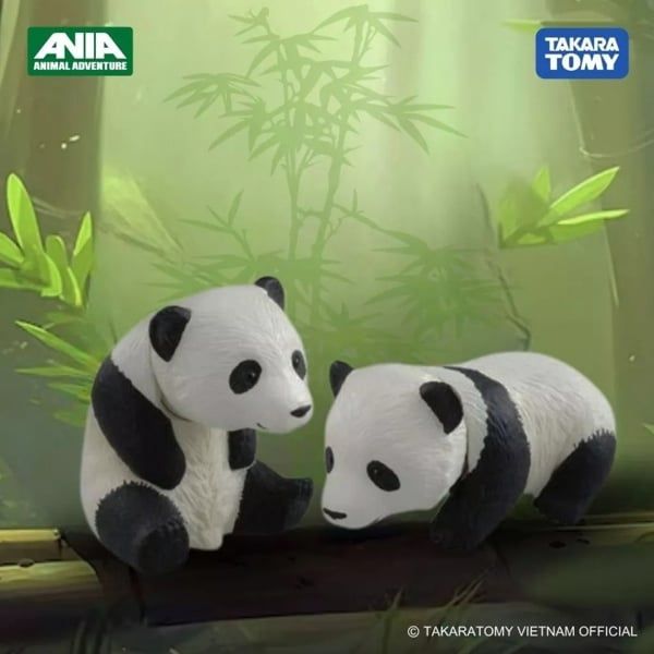  Mô hình động vật gấu trúc nhỏ ANIA AS-23 Giant Panda Baby Takara Tomy 811251 