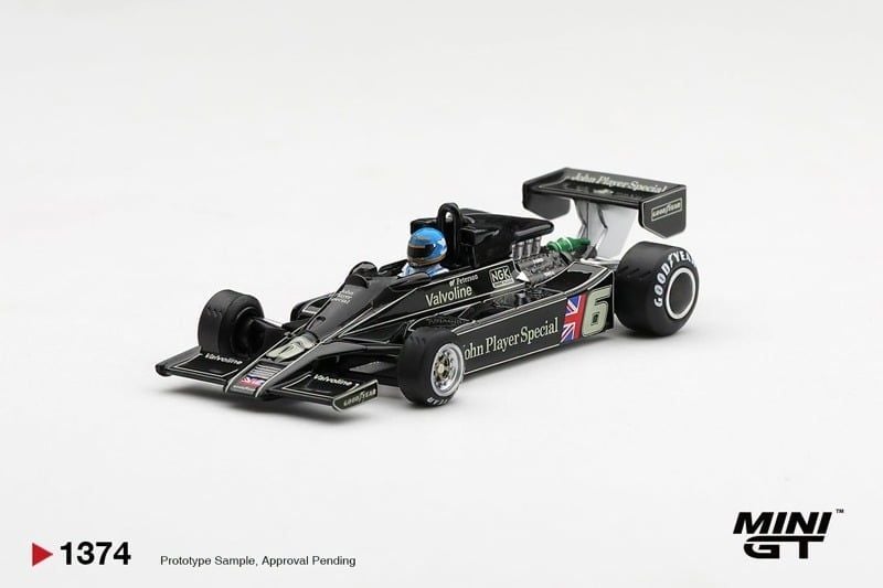  Mô hình xe Lotus 78 #6 Ronnie Peterson 1978 S. African GP Winner tỉ lệ 1:64 MiniGT bản Box MGT01374 