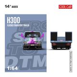  Mô hình xe H300 Flatbed Transport Trailer From Sim to DTM tỉ lệ 1:64 Cool Car CC647235 