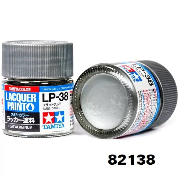  Lacquer lp38 flat platinum sơn mô hình màu bạc kim loại nhám 10ml Tamiya 82138 