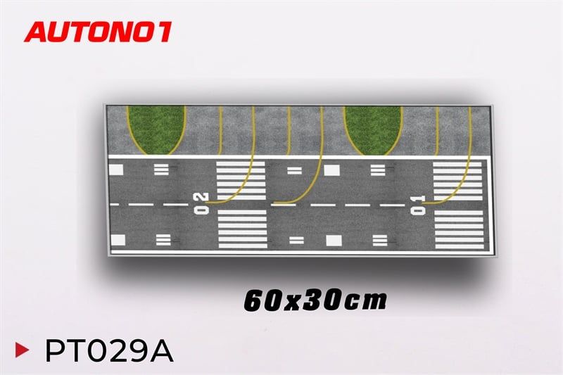  Phụ kiện thảm sa bàn chống trượt mô phỏng bãi đáp, đường băng lớn kích thước 60x30cm cho mô hình máy bay Autono1 PT029 