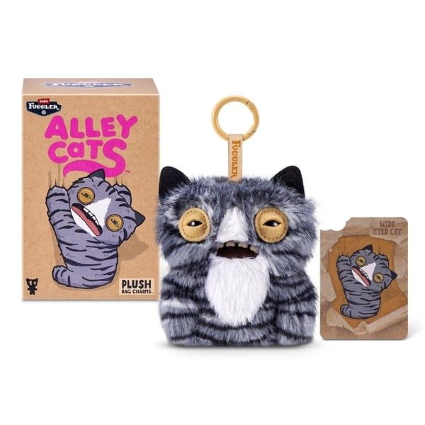  Đồ Chơi Sưu Tầm Hộp Mù ZURU TOYS Fuggler Alley Cat Keyrings 5