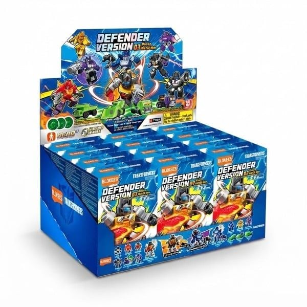  Set 12 mô hình Blokees Model Kits Transformers - DV03 Heavy Metal War Blind Box 71304-set 
