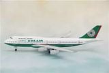  Mô hình máy bay EVA AIR Boeing B747 20cm có bánh xe MB20146 