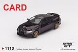  Mô hình xe BMW M4 M-Performance (G82) Daytona Violet card tỉ lệ 1:64 MiniGT MGT01112 Have Chase 