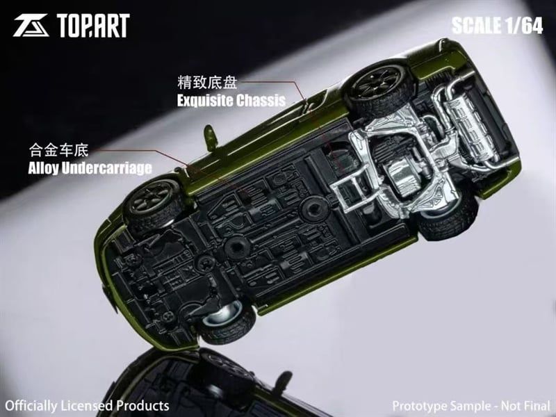  Mô hình xe Honda NSX-R NA1 full open Olive green limited 2026 tỉ lệ 1:64 TopArt TAO640010 