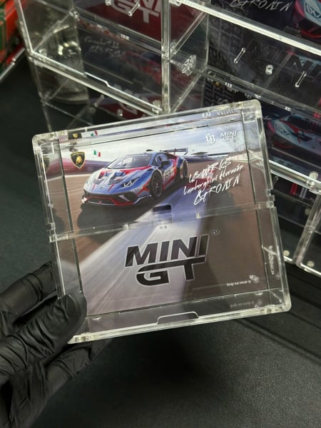  Hộp trưng bày mica mô hình Lamborghini Huracán GT RONIN LB WORKS grey tỉ lệ 1:64 PRISMBOX MN1177 