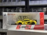  Mô hình xe Mclaren 650S LB works Liberty walk yellow #5 hộp mica tỉ lệ 1:64 Star model OT644501 