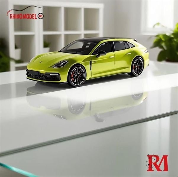  Mô hình xe Porsche Panamera Travel Version tỉ lệ 1:64 Rhino Model OT64128 
